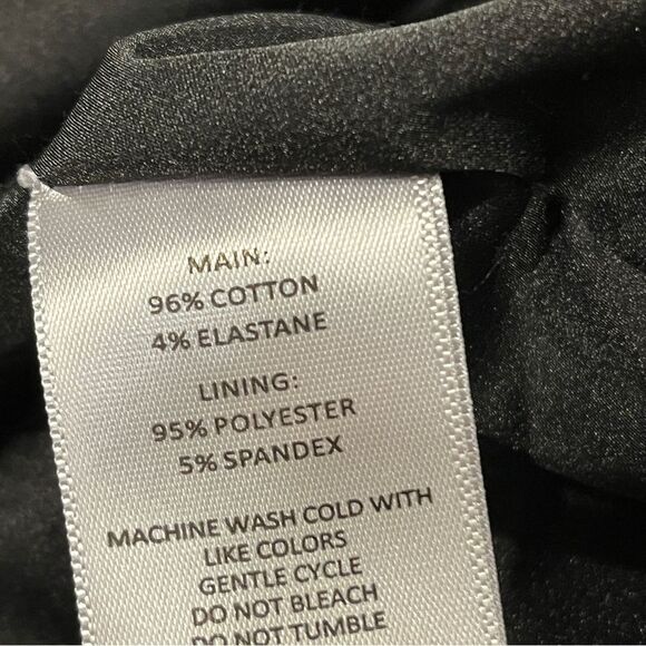 Ava & Aden Elegant Black short sleeve Cold Shoulder mini Dress size 6 - Picture 11 of 13